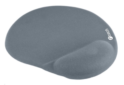 Obrázek C-TECH Podložka pod myš gelová MPG-03, šedá, 240x220mm