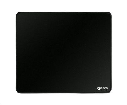 Obrázek C-TECH Podložka pod myš MP-01, černá, 320x270x4mm, obšité okraje