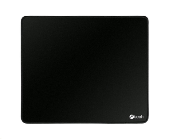 Obrázek C-TECH Podložka pod myš MP-01, černá, 320x270x4mm, obšité okraje