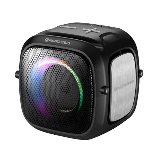 Obrázek C-TECH repro Impressio Qubis Mini, Party, 5W, černá