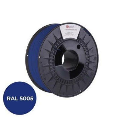 Obrázek C-TECH Tisková struna (filament) PREMIUM LINE, PETG, signální modrá, RAL5005, 1,75mm, 1kg