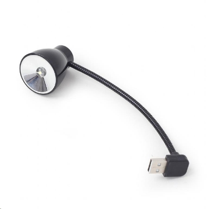 Obrázek GEMBIRD USB lampička k notebooku, flexibilní, černá