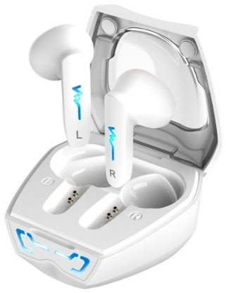 Obrázek GENIUS bezdrátový headset TWS HS-M920BT/ bílý/ LED/ Bluetooth 5.0/ USB-C nabíjení