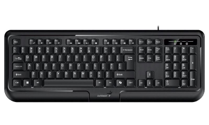 Obrázek GENIUS klávesnice KB-118 II / Drátová/ Copilot/ USB/ černá/ CZ+SK layout