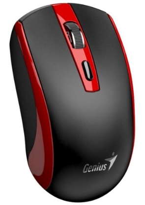 Obrázek GENIUS myš ECO-8150/ 1200 dpi/ bezdrátová/ dobíjecí/ Copilot/ černo-červená