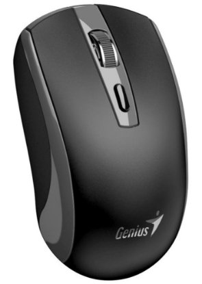 Obrázek GENIUS myš ECO-8150/ 1200 dpi/ bezdrátová/ dobíjecí/ Copilot/ černo-šedá