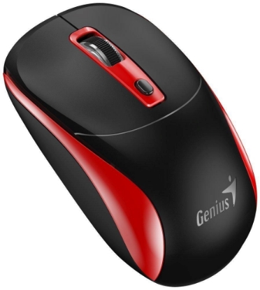 Obrázek GENIUS myš NX-7123/ 1200 dpi/ bezdrátová/ Copilot/ černo-červená