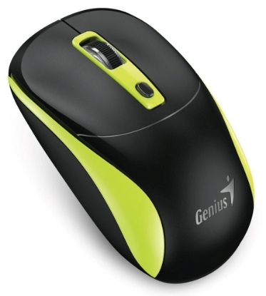 Obrázek GENIUS myš NX-7123/ 1200 dpi/ bezdrátová/ Copilot/ černo-zelená