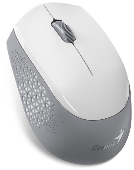 Obrázek GENIUS myš NX-8000S BT/ duální Bluetooth + 2,4GHz/ 1200 dpi/ bezdrátová/ tichá/ bílošedá