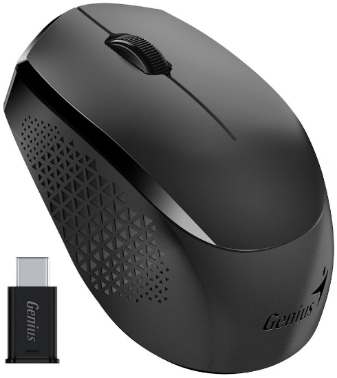 Obrázek GENIUS myš NX-8000S Type-C/ 1200 dpi/ USB-C/ bezdrátová/ tichá/ černá