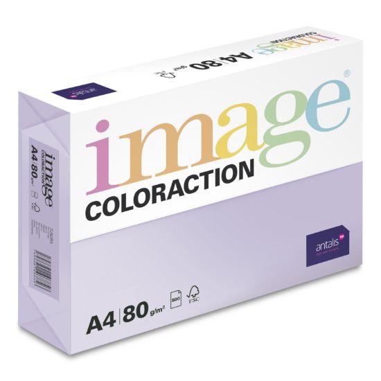Obrázek Antalis Papír Image Coloraction Tundra - pastelově fialová (LA12) A4 (80g/500ks)