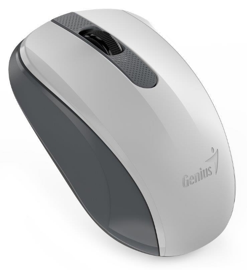 Obrázek GENIUS myš NX-8008S/ 1200 dpi/ bezdrátová/ tichá/ BlueEye senzor/ bílošedá