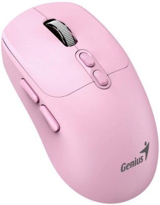Obrázek GENIUS myš NX-8080S BT/ duální Bluetooth + 2,4GHz/ 1600 dpi/ Copilot/ bezdrátová/ tichá/ růžová