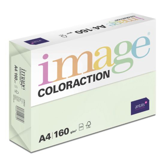 Obrázek Antalis Papír Image Coloraction Jungle - pastelově světle zelená (GN27) A4 (160g/250ks)