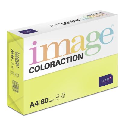 Obrázek Antalis Papír Image Coloraction Ibiza - reflexní žlutá (NeoGb) A4 (80g/500ks)