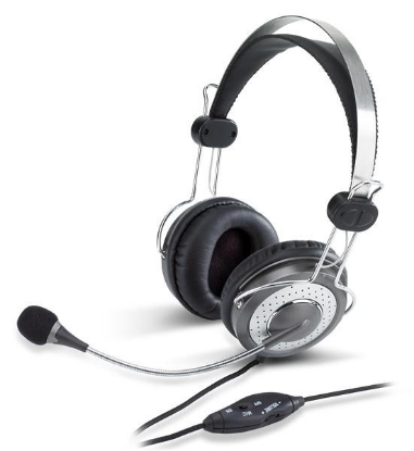 Obrázek GENIUS sluchátka s mikrofonem HS-04SU