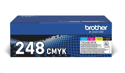 Obrázek BAZAR - BROTHER Toner TN-248VAL - 1 000 stran - černý a barevné - pošk. obal