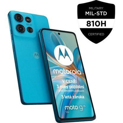 Obrázek Motorola g75 5G 256/8GB Relucent Blue, EU