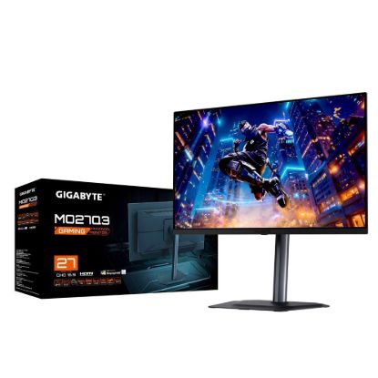 Obrázek GIGABYTE LCD - 27" Gaming monitor MO27Q3, OLED, 2560x1440 QHD, 240Hz, 1.5M: 1, 250cd/ m2, 0.03ms, 2xHDMI, 1xDP