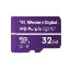 Obrázek WD MicroSDHC karta 32GB Purple WDD032G1P0C Class 10, 16TBW