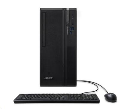 Obrázek ACER PC Veriton VS2720G, i7-14700,16GB DDR5,512GB M.2 SSD,Wifi,DVD±RW,USB KB+mouse,W11P,300W,Black