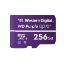 Obrázek WD MicroSDXC karta 256GB Purple WDD256G1P0C Class 10 (R:100/W:60 MB/s)
