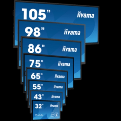 Obrázek iiyama ProLite T6562AS-B1, 24/7, 164cm (64,6''), Projected Capacitive, 4K, black, Android