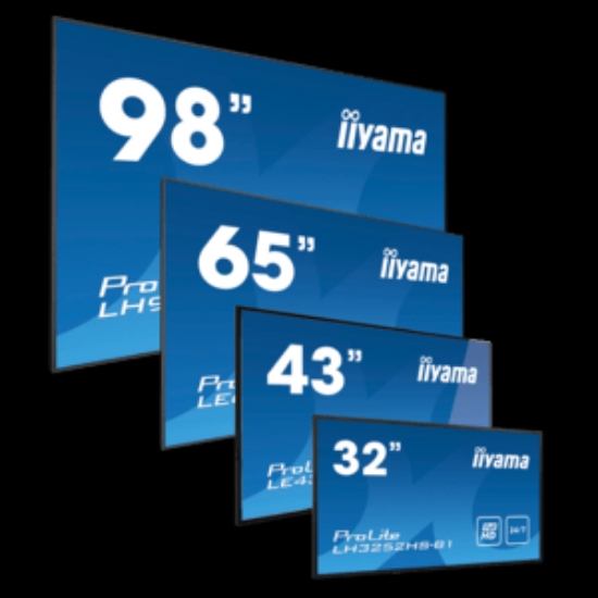 Obrázek iiyama ProLite LFDs, 139cm (55''), 4K, USB, kit, black