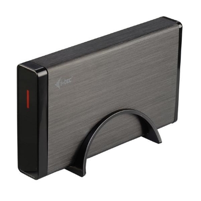 Obrázek i-tec MYSAFE35U401 externí 3,5" rámeček pro SATA I,II,III HHD disk hliníkové provedení pro optimální odvod tepla