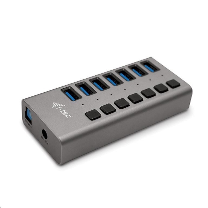 Obrázek i-tec USB 3.0 nabíjecí HUB 7port + Power Adapter 36 W