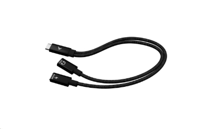 Obrázek i-tec USB-C Cable Splitter Audio/Data, Power Delivery 100W