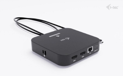 Obrázek i-tec USB-C Dual HDMI Docking Station with Power Delivery 100W + i-tec Universal Charger 100W