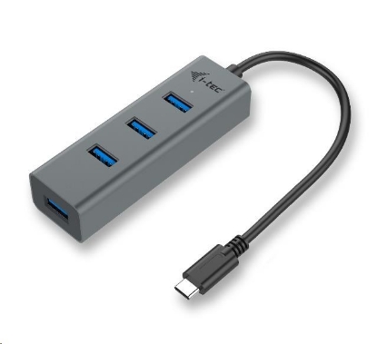 Obrázek i-tec USB-C Metal 4-portový HUB
