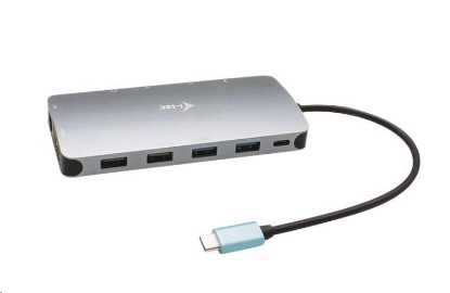 Obrázek i-tec USB-C Metal Nano 3x Display Docking Station, Power Delivery 100 W