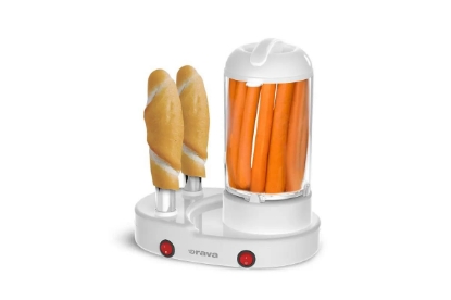 Obrázek Orava HM-04 hotdogovač s možností přípravy vajec, 400 W, až 6 párků, bílá