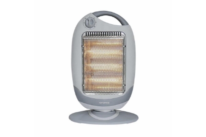 Obrázek Orava HO-82 halogenový ohřívač, 1200 W, 3 úrovně, oscilace, 18 m2, rukojeť pro přenos, šedá
