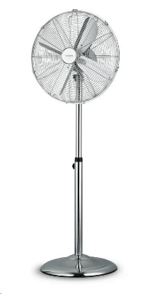 Obrázek Orava SF-200 X stojanový kovový ventilátor, 3 stupně rychlosti, automatické otáčení, stříbrná