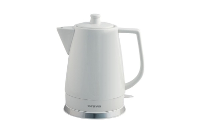 Obrázek Orava VK-3813 W rychlovarná konvice, 1500 W, 1.5 l, kermická, automatické vypnutí, bílá