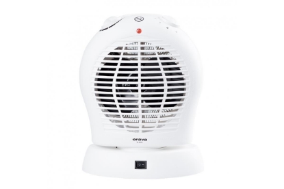 Obrázek Orava VL-201 A horkovzdušný ventilátor, 1000-2000 W, přepínač výkonu, 15-20 m2, 2 úrovně výkonu, bílá