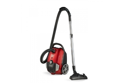 Obrázek Orava Volcano vysavač, 600 W, sáčkový, objem 4 l, ECO motor, 68 dB, akční rádius 9 / 6 m, červená