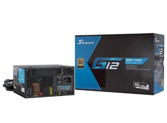 Obrázek BAZAR - SEASONIC zdroj 750W G12-GM, 80+ Gold, 120mm - Po opravě