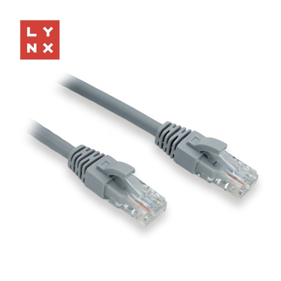 Obrázek LYNX UTP patch kabel Cat6, PVC, 3m, šedý