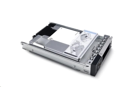 Obrázek DELL 960GB SSD SATA Read Intensive 6Gbps 512e 2.5in with 3.5in Hot-plug  T360, T560, R360,R450,R550, R660, R760, Rxx5...
