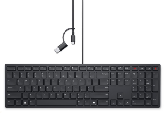 Obrázek DELL Wired Collaboration Keyboard - KB525C - Czech/Slovak (QWERTZ)