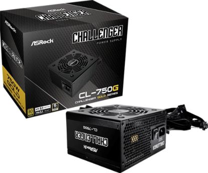 Obrázek ASROCK zdroj CL- 750G, 750W, 80Plus Gold, 120 mm, ATX 3.1