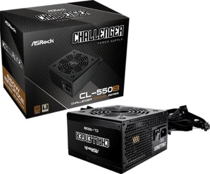 Obrázek ASROCK zdroj CL- 550B, 550W, 80Plus Bronze, 120 mm, ATX 2.52