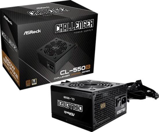 Obrázek ASROCK zdroj CL- 550B, 550W, 80Plus Bronze, 120 mm, ATX 2.52