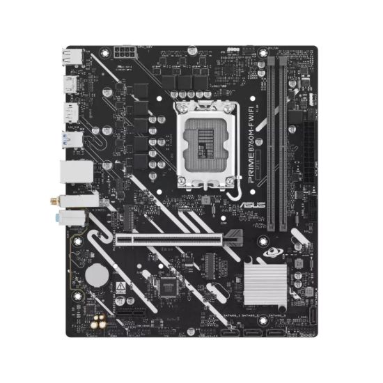 Obrázek ASUS MB Sc LGA1700 PRIME B760M- F WIFI, Intel B760, 2xDDR5, WiFi, 1xDP, 1xHDMI, mATX