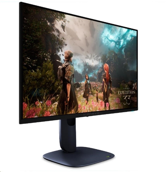 Obrázek DELL LCD GAME-AW2725Q - 27"/OLED/3840x2160/16:9/240Hz/0.03ms/1500000:1/250 cd/m2/HDMI/DP/PIVOT/VESA/3YNBD (210-BQWV)