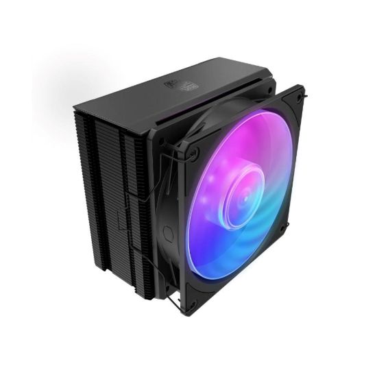 Obrázek Cooler Master CPU Chladič Hyper 212 3DHP BLACK ARGB, 1x120mm, ARGB, LGA1851, AM5, černá
